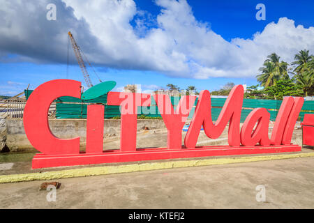 CityMall board on Nov 19, 2017 in Boracay Island, Aklan, Philippines. CityMall in Boracay is Local grocery store. Stock Photo