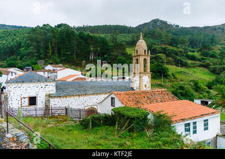 San Andres de Teixido a very important pilgrimage place for Galician people. Cedeira, Coruna province, Galicia, Spain, Europe Stock Photo