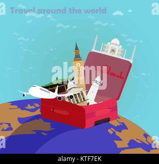 Airlines Travel around the world Stock Vector Image & Art - Alamy