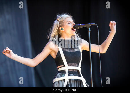 Show of the Norwegian singer Aurora on the third day of