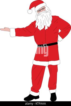 Red Santa Claus suit Stock Vector Image & Art - Alamy