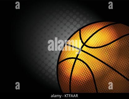 abstract background,basketball theme with copy space - vector Stock Vector
