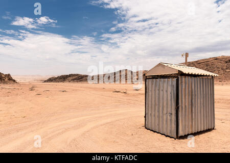Hoanib Skeleton Coast Camp airfield, Namibia. Stock Photo