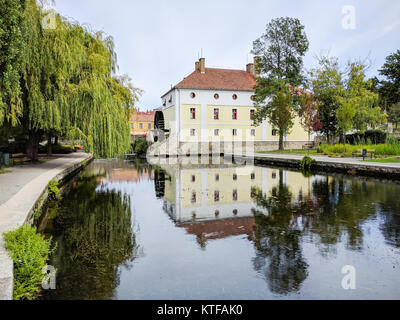 Mill Pond in Tapolca, Hungary Stock Photo