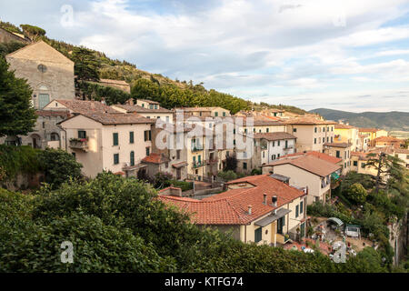 Hilltop town of Cortona Province of Arezzo Tuscany Italy Stock