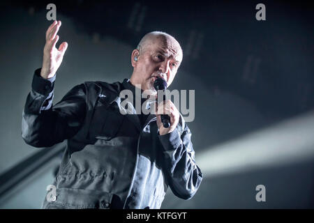 The English singer, songwriter and musician Peter Gabriel performs a live concert at Oslo Spektrum. Norway, 23/05 2014. Stock Photo