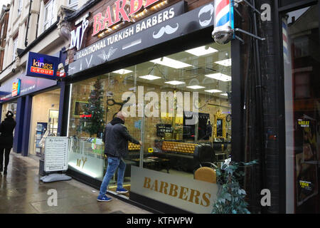 Yasar Halim, a Turkish shop in Harringay Green Lanes, North London ...