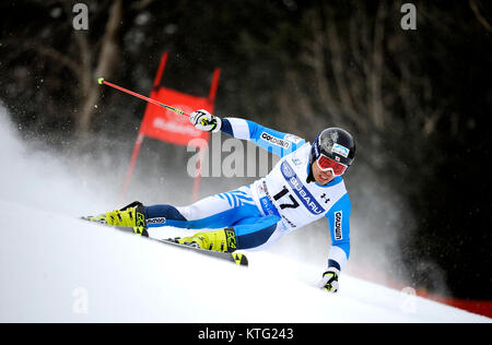 Kushiro, Hokkaido, Japan. 26th Dec, 2017. Tomoya Ishii Alpine Skiing : 96th All Japan Ski Championships Alpine Men's Giant Slalom at Akan Lake Side National Ski Area in Kushiro, Hokkaido, Japan . Credit: Hiroyuki Sato/AFLO/Alamy Live News Stock Photo