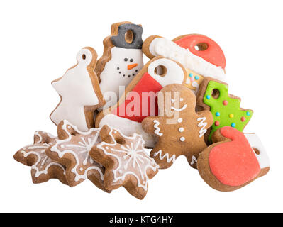 Cookies isolated on white background with clipping path Stock Photo