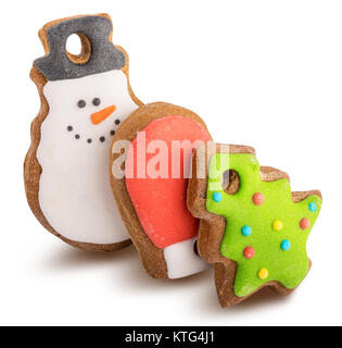 Cookies isolated on white background with clipping path Stock Photo