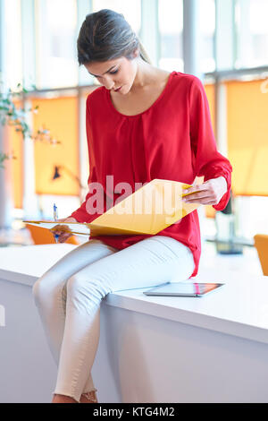Startup business people group working everyday job at modern coworking  office space Stock Photo