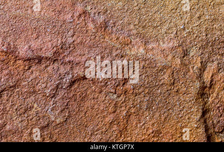 Red brown stone background texture of the flagstone Stock Photo