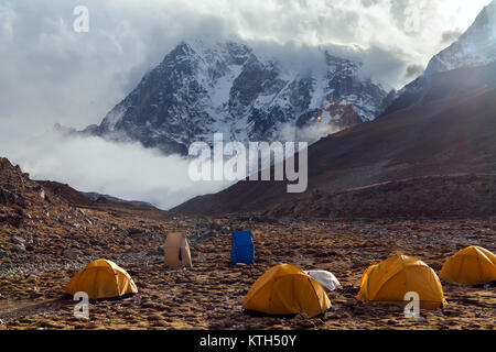 Nuptse, Everest region, Himalaya, Nepal Stock Photo