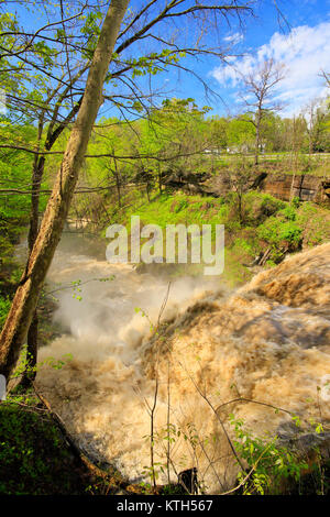 Brandywine Falls, Brandywine Gorge Trail, Cuyahoga Valley National Park, Brecksville, Ohio, USA Stock Photo