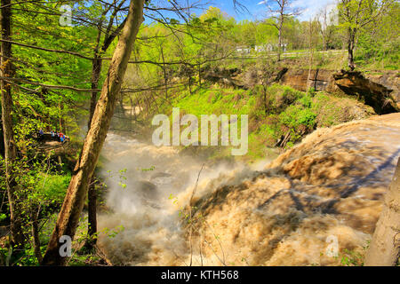 Brandywine Falls, Brandywine Gorge Trail, Cuyahoga Valley National Park, Brecksville, Ohio, USA Stock Photo