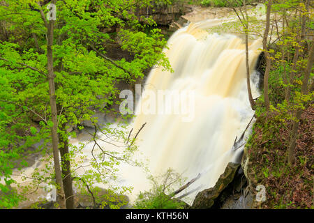 Brandywine Falls, Brandywine Gorge Trail, Cuyahoga Valley National Park, Brecksville, Ohio, USA Stock Photo