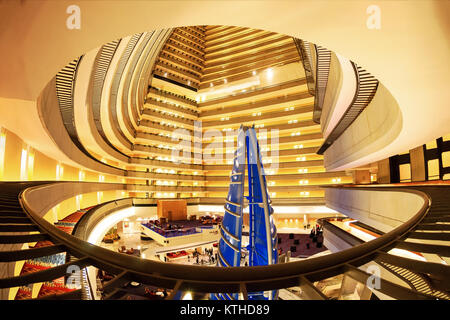 Inside Marriott Hotel , Atlanta ,capital of Georgia, USA Stock Photo