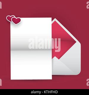 Love, Happiness and Best Wishes - Abstract Colorful Happy Valentines Day Greeting Card, Background or Cover Template Design - Illustration in Vector Stock Vector