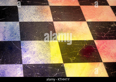 black and white tiles Stock Photo
