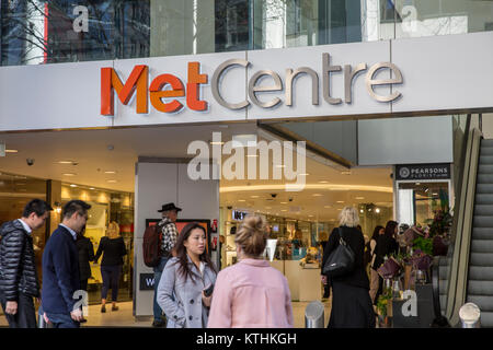 MetCentre shopping mall complex in Sydney city centre,Australia Stock Photo