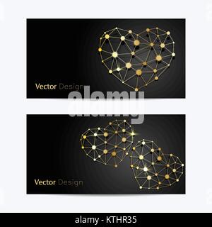 Set of horizontal banners Stock Vector