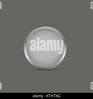 Silver label icon Stock Vector