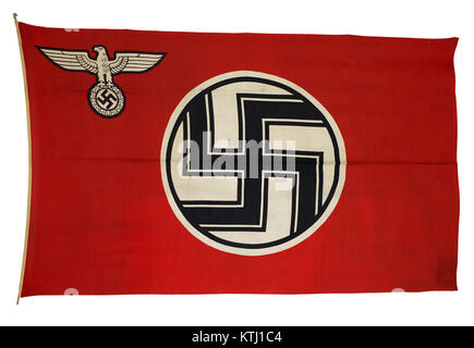 The Nazi flag, a symbol associated with the regime of Nazi Germany ...