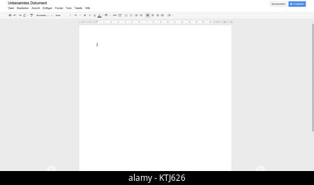 Google Docs is an online document management and editing platform developed by Google. It allows users to create, edit, and share documents collaboratively in real time. Stock Photo