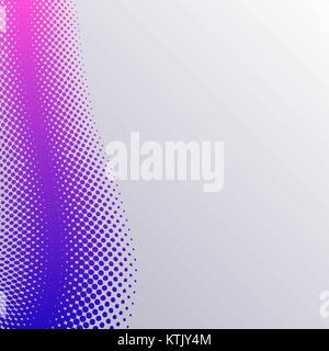 abstract vector halftone background - purple and violet Stock Vector