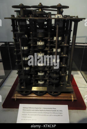 The difference engine was Charles Babbage's design for the first ...
