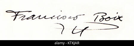 Firma de francisco Cut Out Stock Images & Pictures - Alamy