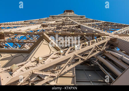 Top of Eiffel Tower Stock Photo