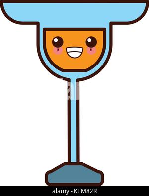 kawaii cute funny water glass Stock Vector Image & Art - Alamy