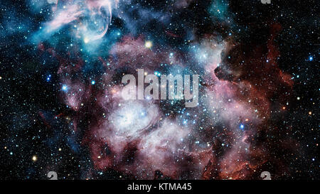 Cosmic clouds of mist on bright colorful backgrounds. Elements of this image furnished by NASA Stock Photo