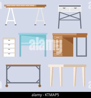 Home and Office Chairs and Couches Stock Vector