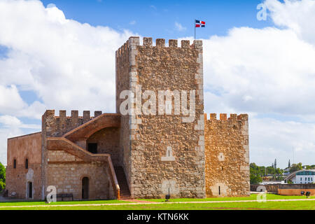 Ozama Fortress, sixteenth-century castle in Santo Domingo, Dominican Republic Stock Photo