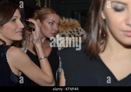 Moscow, Russia. 27th Dec, 2017. Anastasia Volochkova at the jubilee of Russian showman Arthur Eremeev (ARCHI) at Moscow's Standard club. Credit: Pavel Kashaev/Alamy Live News Stock Photo