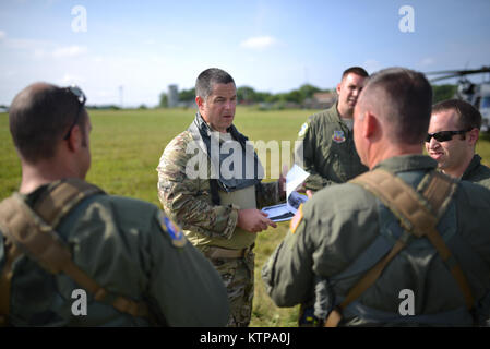 Airmen with the 101st Rescue Squadron train with soldiers from A ...