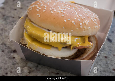 mcdonalds breakfast egg mcmuffin Stock Photo