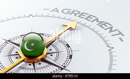 Pakistan High Resolution Agreement Concept Stock Photo