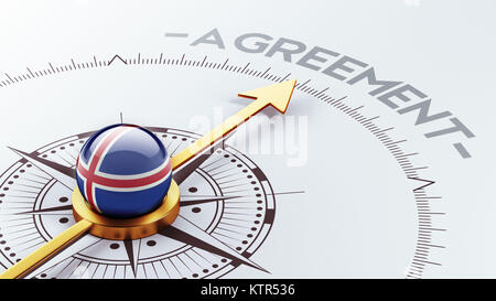 Iceland High Resolution Agreement Concept Stock Photo