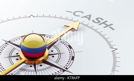 Colombia High Resolution Cash Concept Stock Photo