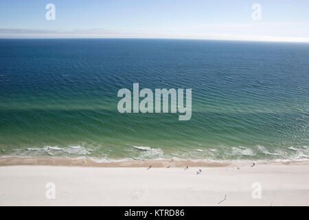 Gulf of Mexico along the white sand beaches of Orange Beach, Alabama Stock Photo