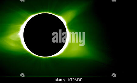 Total solar eclipse Stock Photo