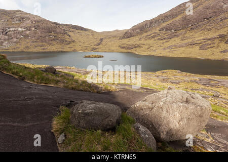 Loch na Cuilce - Cuilin Hills Stock Photo