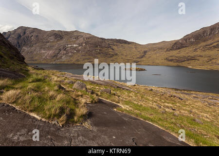 Loch na Cuilce - Cuilin Hills Stock Photo