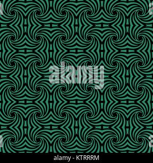 Antique seamless green background spiral geometry kaleidoscope Stock ...