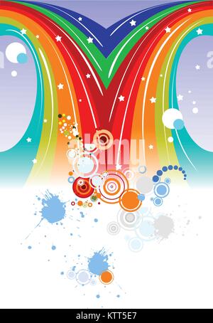 Colored festival background. Vector illustration Stock Vector