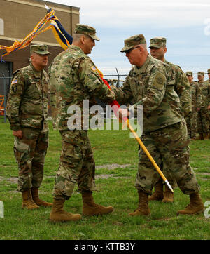 U.S. Army Maj. Gen. Christopher Donahue presents awards to Col. Andrew ...