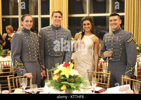 On December 2nd, 2017 at the West Point Officers Club, located on West Point Military Academy over 250 guests attended the New York Guard and the New York Naval Militia Annual Holiday Ball, which also celebrated the Centennial of the New York which was establish in 1917.  The New York Guard Acting Commander, Colonel David J Warager and the New York Naval Militia Commander, Rear Admiral “Trip” Powell addressed those in attendance. Guest remarks were made by Brigadier General Timothy LaBarge, Chief of Staff, NY Air National Guard.    During the evening the New York Guard presented the NCO of the Stock Photo